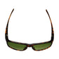 TAG Heuer 6042-310 27 Degree Urban Tortoise Square Green Lens Sunglasses 751105384655