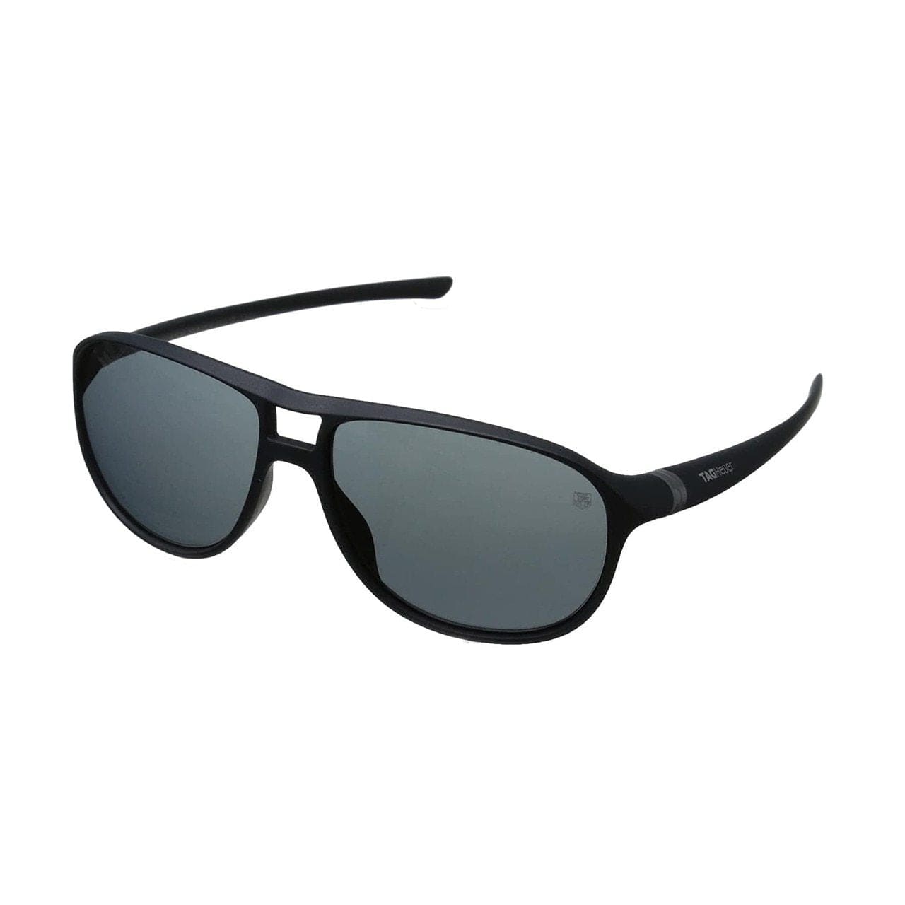 TAG Heuer 6043-108 27 Degree Urban Matte Dark Grey Aviator Grey Lens Sunglasses 751105384686