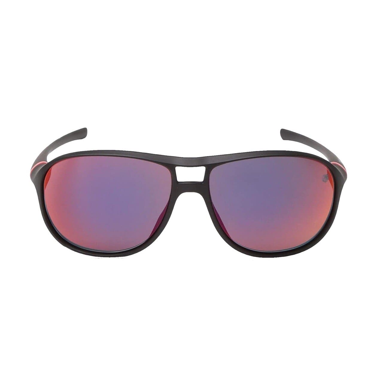TAG Heuer 6043-113 27 Degree Urban Black Red Aviator Chrome Red Lens Sunglasses 818225834320