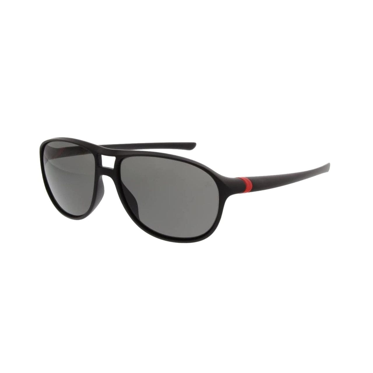 TAG Heuer 6043-909 27 Degree Urban Matte Black Aviator Grey Polarized Lens Sunglasses 751105390908