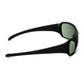 TAG Heuer 9202 311 Racer Black Full Rim Sunglasses with Green Lens 669202311671303