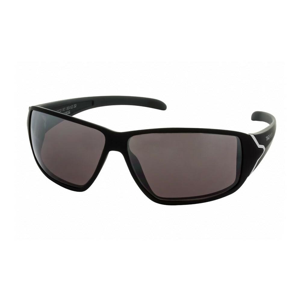 TAG Heuer 9203 601 Racer Black Sand Polished Full Rim Wrap Around Sunglasses with Plum Prime Lens 669203601631203