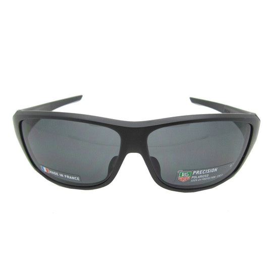 TAG Heuer 9225-104 Racer 2 Matte Black Rectangular Grey Lens Sunglasses 669225104651103