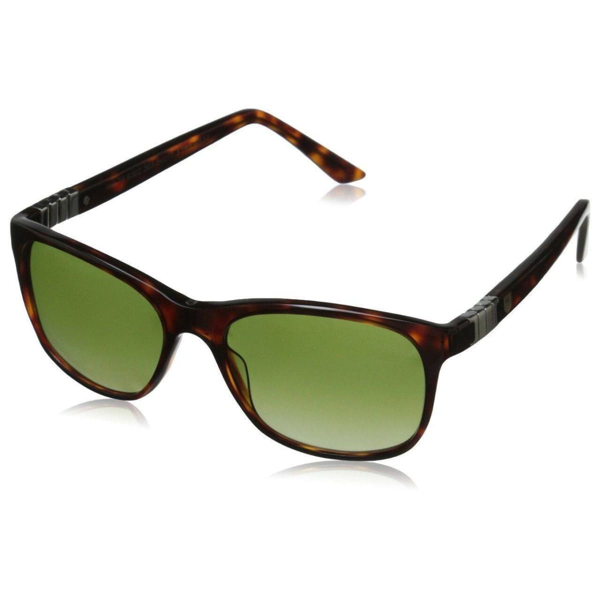 TAG Heuer 9382-303 Legend Green Polarized Lens Acetate Tortoise Brown Sunglasses-APEX