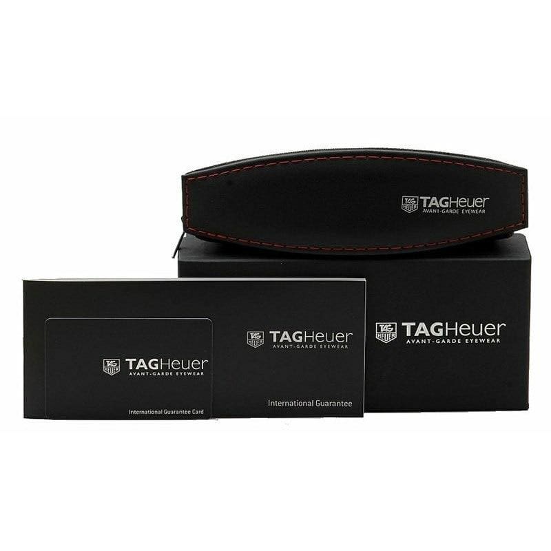 TAG Heuer Legend 9381 101 Rectangular 58mm Lens Acetate Frame Sunglasses - Matte Black / Gradient Grey 669381101581603 751105391240