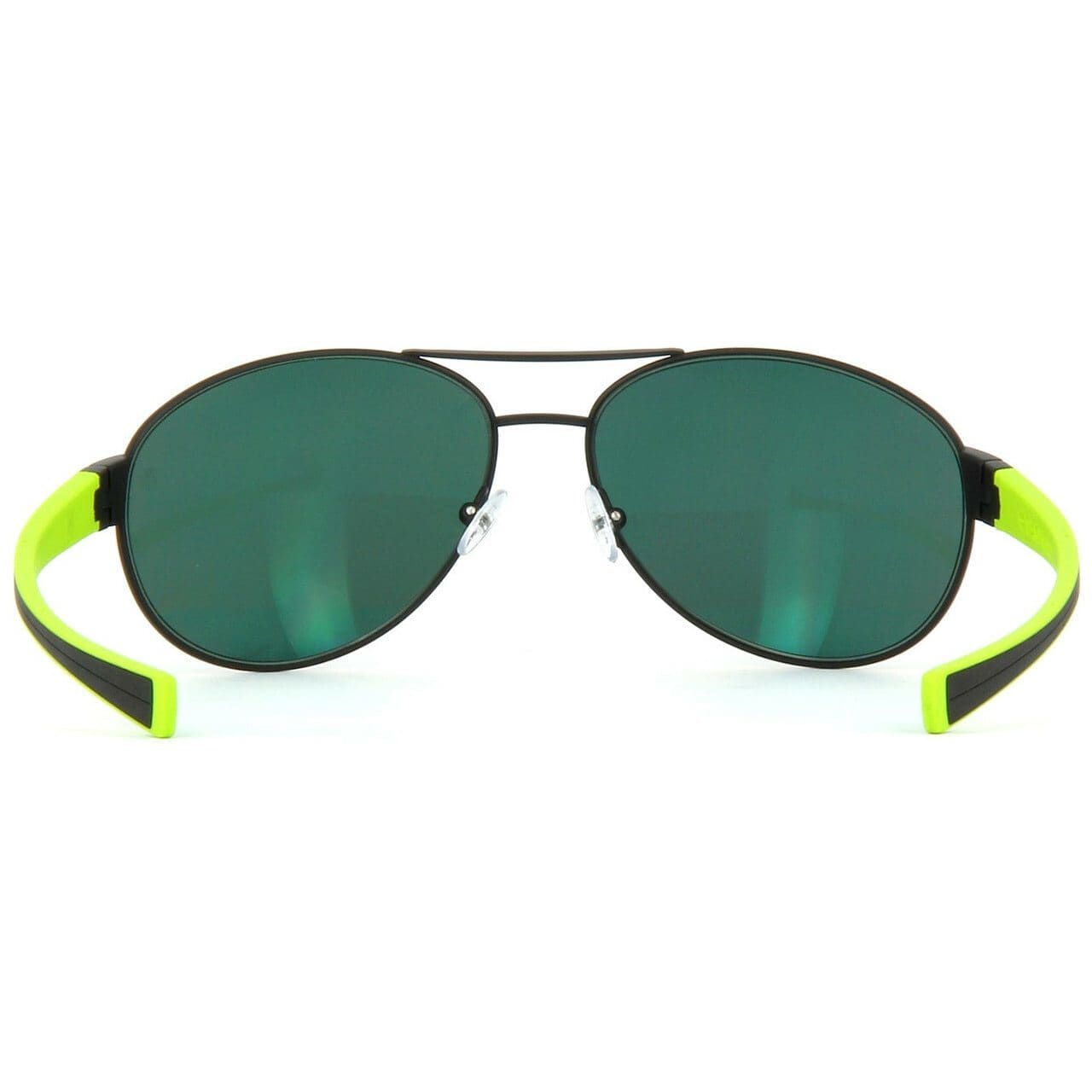 TAG Heuer LRS 0253 309 Black / Green 62mm Polarized Green Lens Aviator Sunglasses 660253309621603