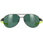 TAG Heuer LRS 0253 309 Black / Green 62mm Polarized Green Lens Aviator Sunglasses 660253309621603