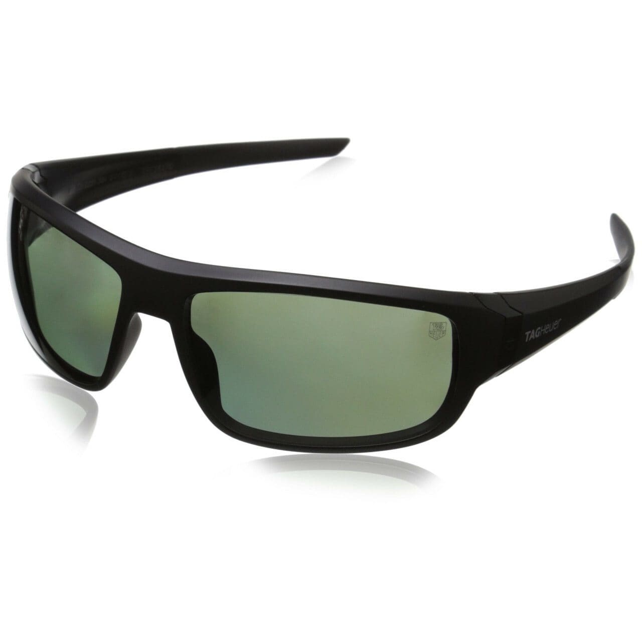 TAG Heuer Men's Racer 2 9221 Sport Wrap Around 64mm Polarized Lens Matte Frame Sunglasses