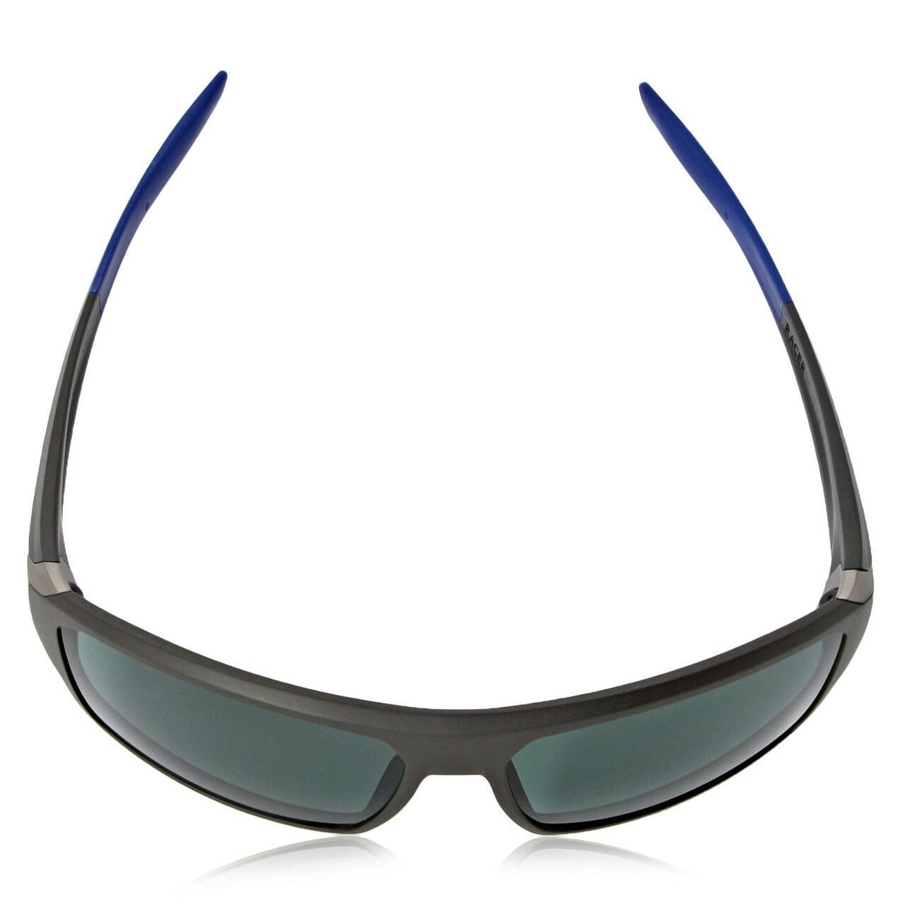 TAG Heuer TH9222-305 Racer 2 Dark Grey Cobalt Blue Rectangular Green Lens Sunglasses 669222305691503