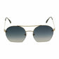Tom Ford TF506-28W Antonia Shiny Rose Gold Metal Gradient Blue Cut Off Profile Lens Women's Sunglasses 664689828968