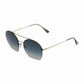 Tom Ford TF506-28W Antonia Shiny Rose Gold Metal Gradient Blue Cut Off Profile Lens Women's Sunglasses 664689828968