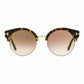 Tom Ford TF608-52G Alissa-02 Dark Havana Round Brown Mirror Lens Women's Sunglasses 664689929047