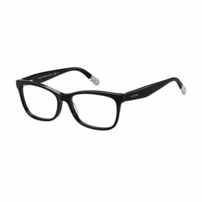 Tommy Hilfiger TH1483-08A Black Grey Square Women’s Acetate 