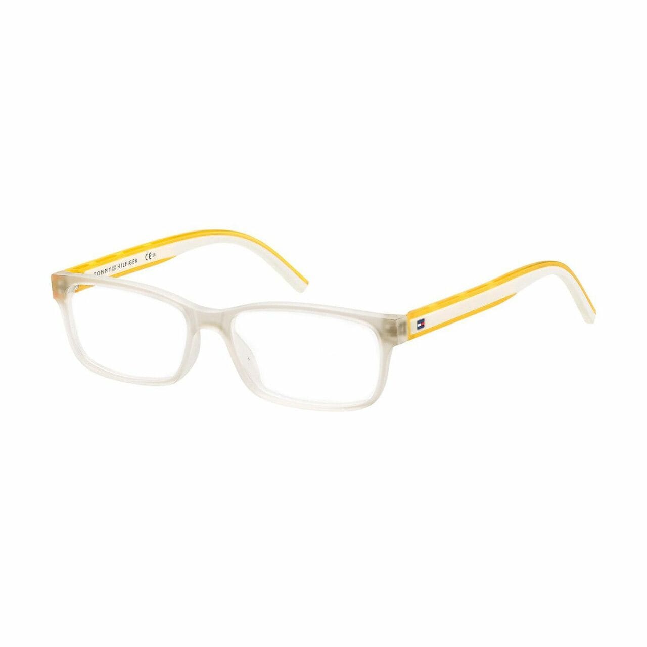 Tommy Hilfiger TH1495-900 Crystal Rectangular Men's Plastic Eyeglasses 762753629838