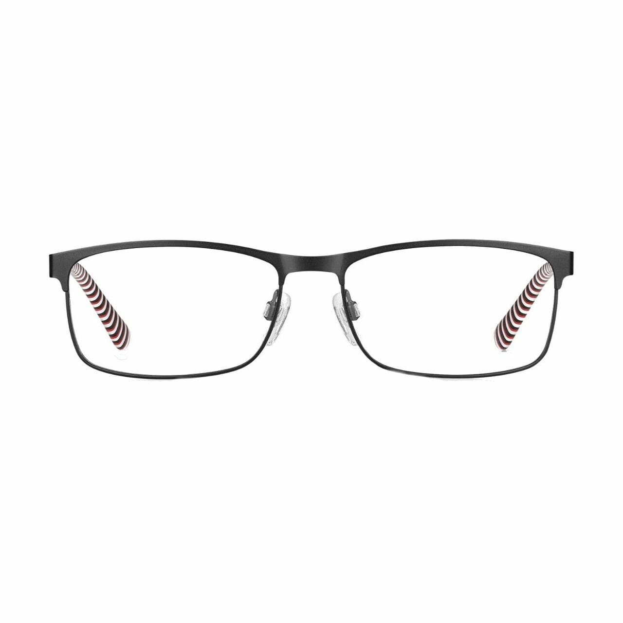Tommy Hilfiger TH1529-0807 Black Rectangular Men's Metal Eyeglasses 762753224873
