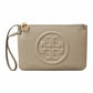 Tory Burch Perry Bomb Gray Heron Women's Pebbled Leather Wristlet  TB 56356-082 190041855766
