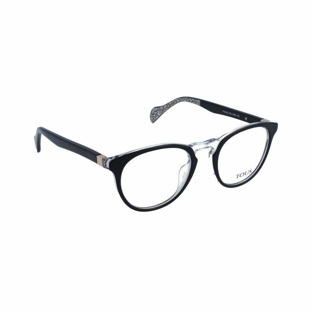 Tous VTOA22-0888 Black Crystal Oval Women's Acetate Eyeglasses 190605076439