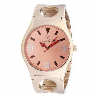 ToyWatch CU11PG Only Time Cuff Pink Stainless Rosegold Dial 