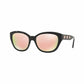 Versace VE4343A-GB1/2Y Black Butterfly Plastic Pink Lens Women's Sunglasses 8053672810493
