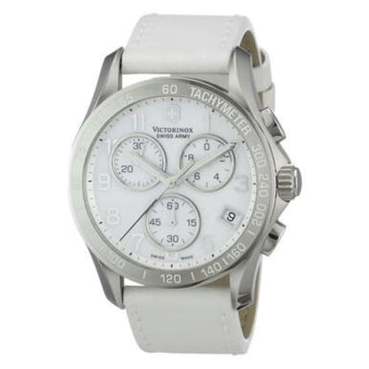 Victorinox Swiss Army 241418 White Calfskin Leather Mother 