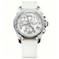 Victorinox Swiss Army 241418 White Calfskin Leather Mother of Pearl Classic Chronograph Watch 046928519170