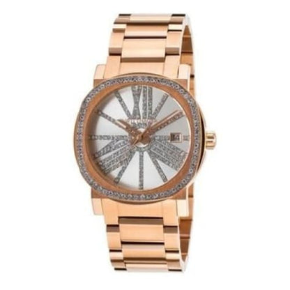 Wittnauer WN4008 Adele Rosegold Tone Crystal Accented 