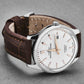 Zeno Men’s ’Jules Classic’ Limited Edition White Dial Brown Leather Strap Automatic Watch 4942-2824-G2 - On sale